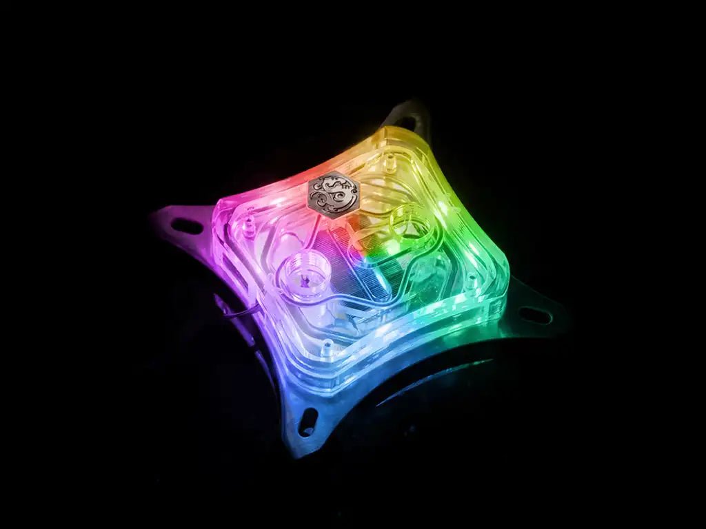 Bitspower CPU Block Summit M Acrylic - Digital RGB | BP - WBCPUM - DRGB - 885488060391 - Vektra Computers LLC Bitspower CPU Block Summit M Acrylic - Digital RGB | BP - WBCPUM - DRGB - 885488060391 - Vektra Computers LLC
